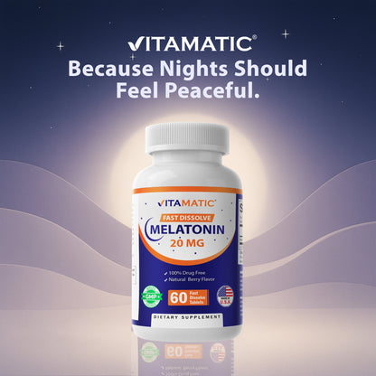 Melatonin 20mg 60 Tablets