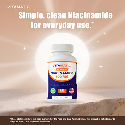 Niacinamide 500 mg - 240 Tablets