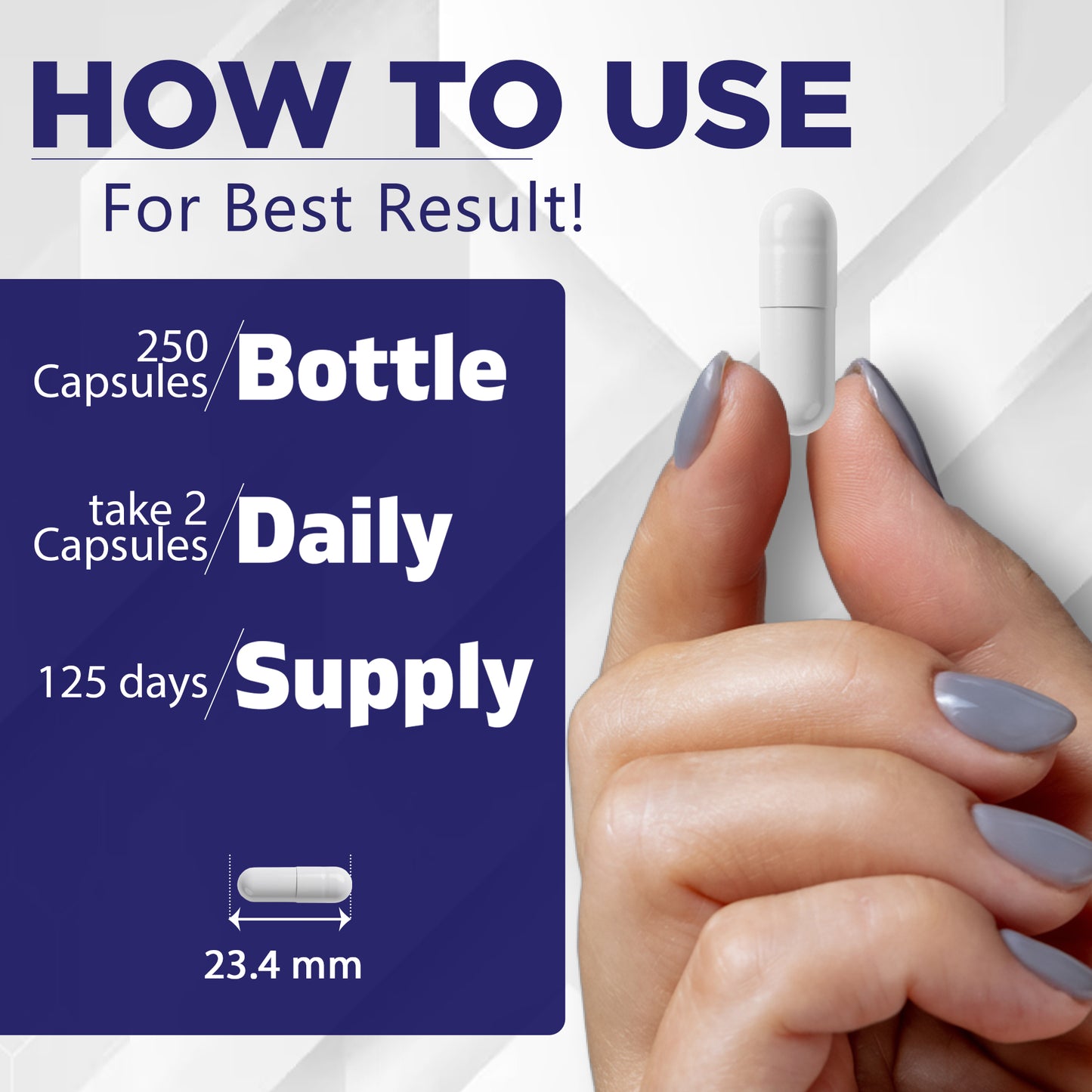 BCAA 1000 mg Per Serving (2:1:1) | 250 Veg Capsules