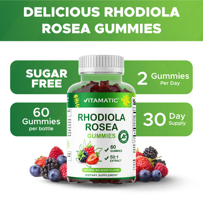 Sugar Free Rhodiola Gummies