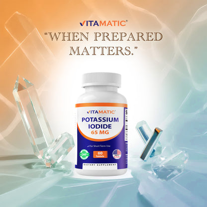Potassium Iodide 65 mg per Serving - 60 Tablets