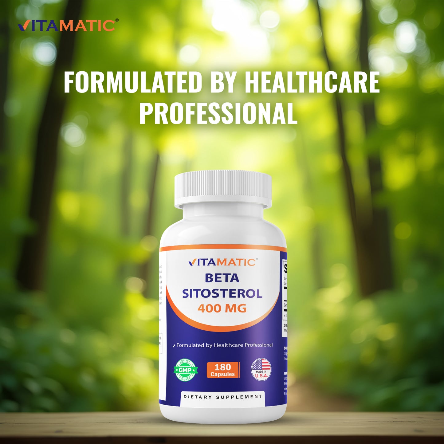 Beta Sitosterol 400mg - 180 Capsules