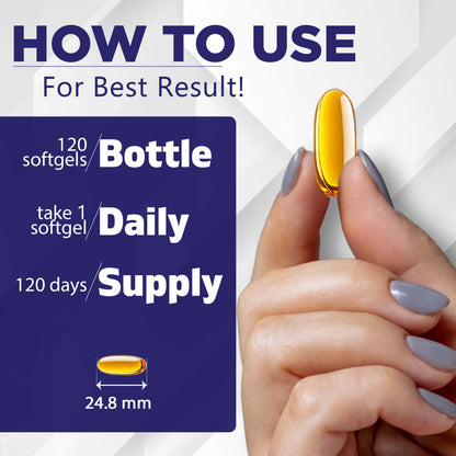 Flaxseed Oil 1200 mg 120 Softgels