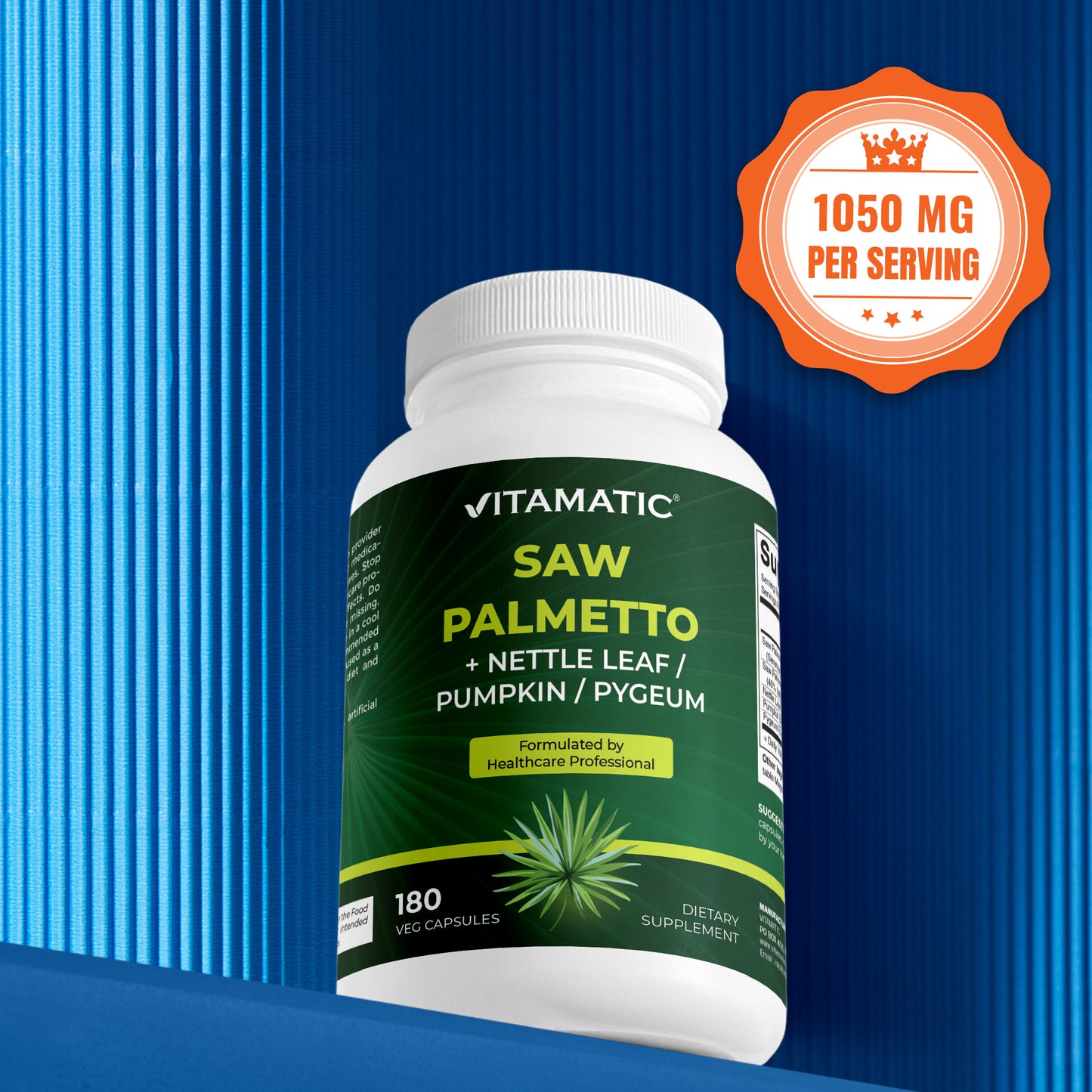 Saw Palmetto Extract for Men & Women 180 Veg Capsules