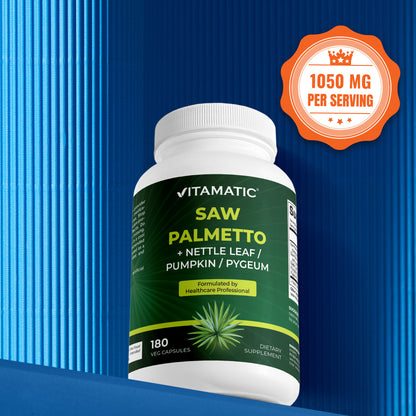 Saw Palmetto Extract for Men & Women 180 Veg Capsules