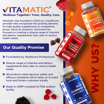 Vitamatic Fiber 7G per Serving, 60 Gummies