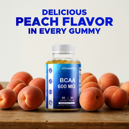 BCAA  600mg - 60 Vegan Pectin Based Gummies