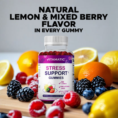 Stress Relief Gummies with GABA + L-Theanine
