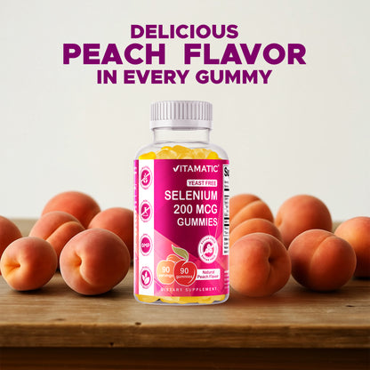 Sugar Free Yeast Free Selenium 200 mcg - 90 Gummies