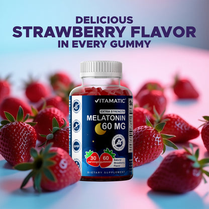 Sugar Free Melatonin 60mg - 60 Gummies