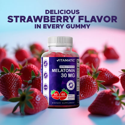 Sugar Free Melatonin 30mg - 60 Gummies