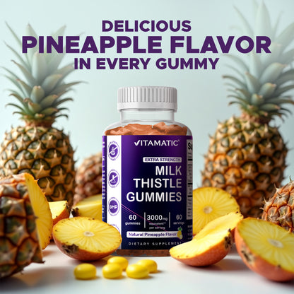 Milk Thistle Gummies 3000mg - 60 Gummies