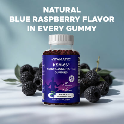 KSM-66® Ashwagandha + D3 Gummies