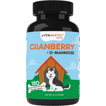 Cranberry for Dogs - 120 Chewable Tablets