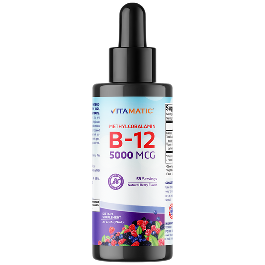 Liquid B12 Methyl B12 5000 mcg 2 OZ