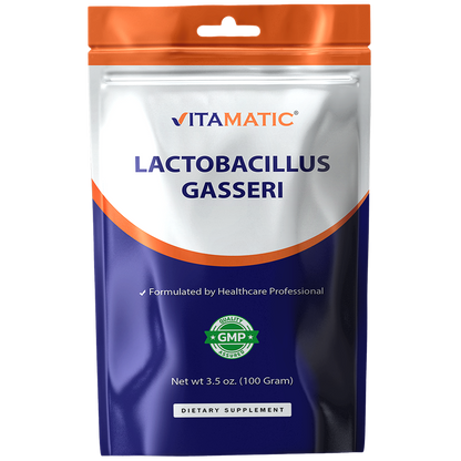 Lactobacillus Gasseri Probiotic Powder Digestive Health Support 100 Gram 100 Servings