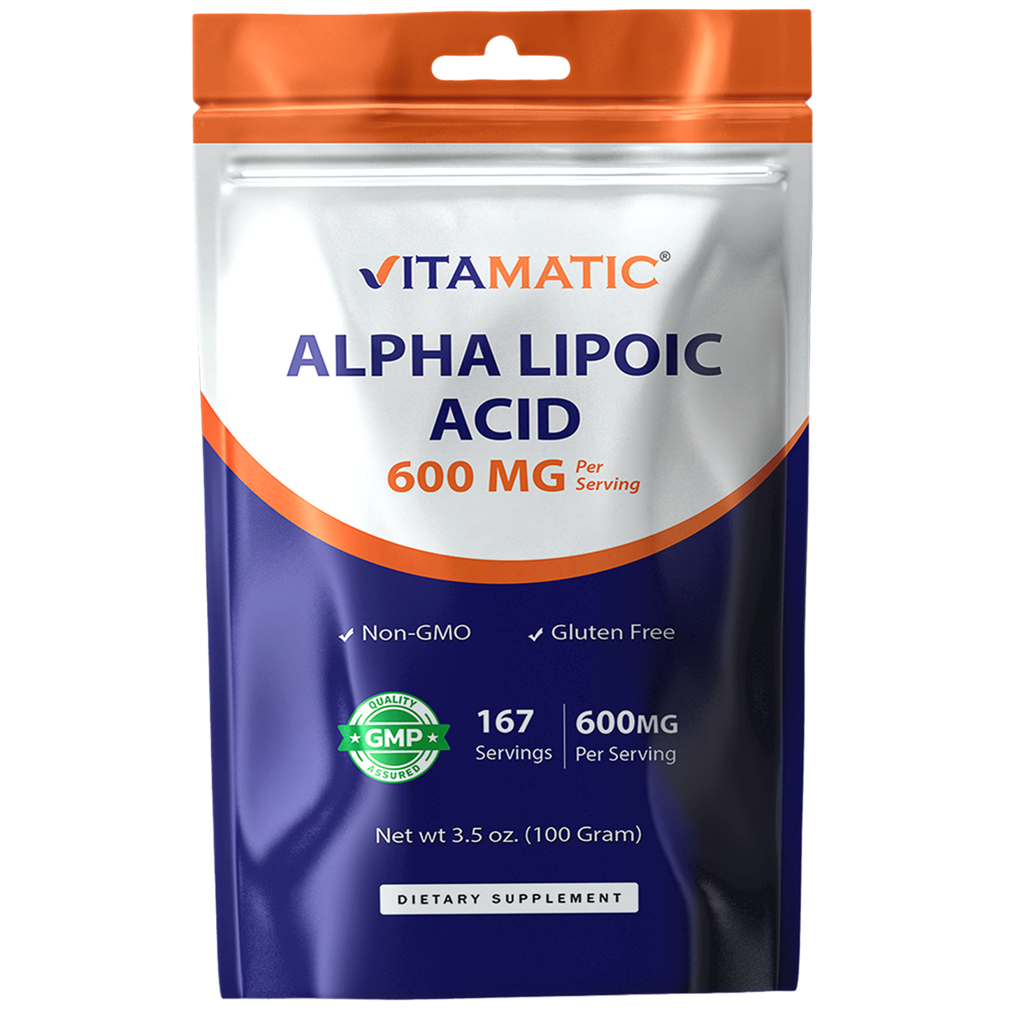 Pure Alpha Lipoic Acid (ALA) 600mg