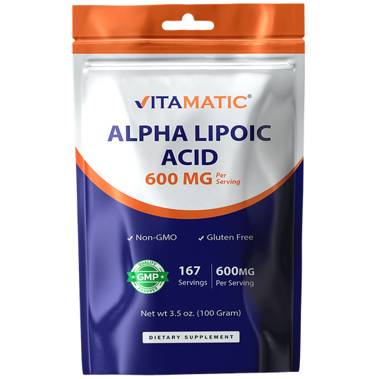 Pure Alpha Lipoic Acid (ALA) 600mg