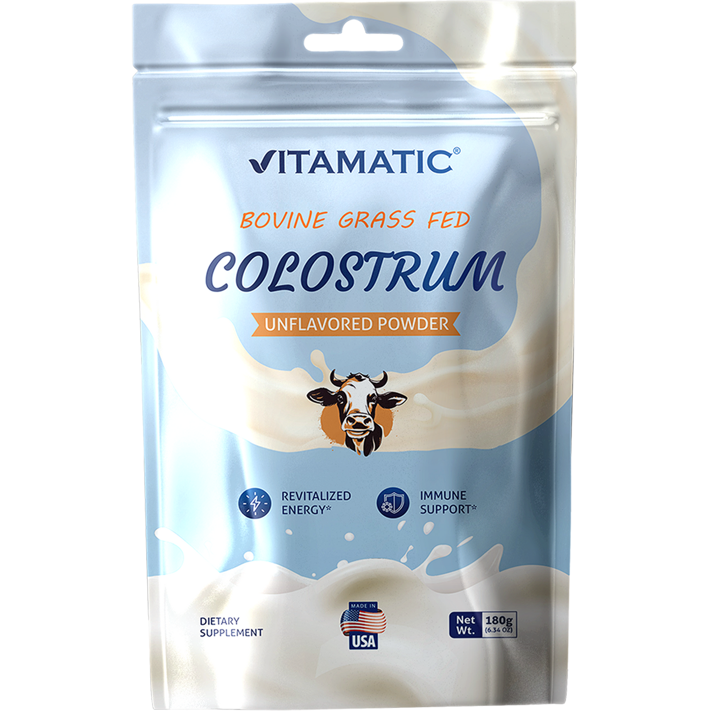 Bovine Colostrum 30% IgG Powder 6.34 OZ - 90 Servings (Unflavored)