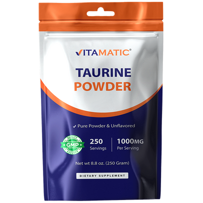 Pure Taurine 1000mg 250 Servings