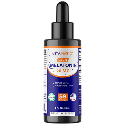 Melatonin 20mg Liquid Drops 2 Fluid Ounce