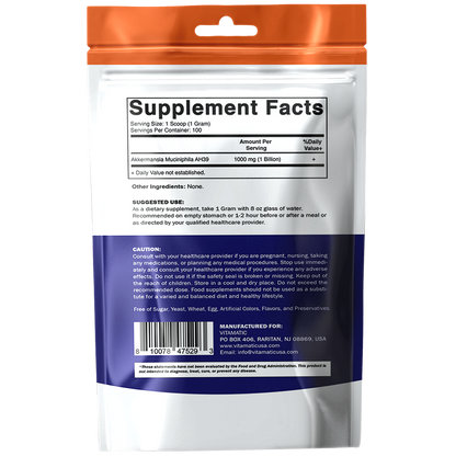 Akkermansia Muciniphila Gut Health - 100 Gram Powder