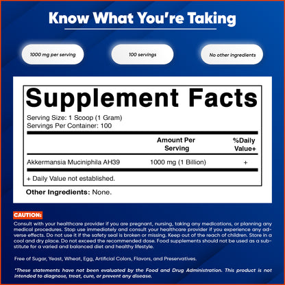 Akkermansia Muciniphila Gut Health - 100 Gram Powder