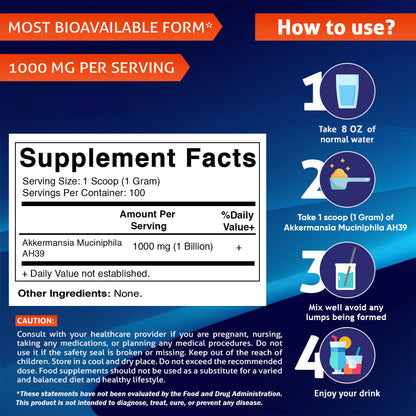 Akkermansia Muciniphila Gut Health - 100 Gram Powder