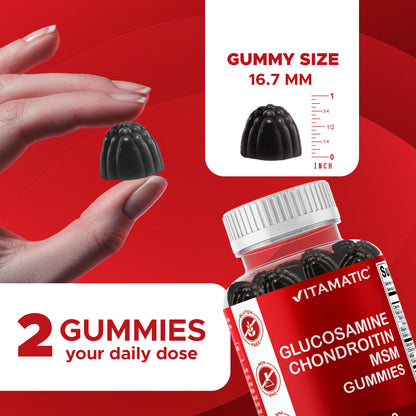 Glucosamine Chondroitin MSM & Vitamin E 60 Gummies