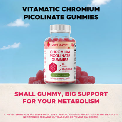 Vitamatic Chromium Picolinate 1000 mcg - 90 Gummies