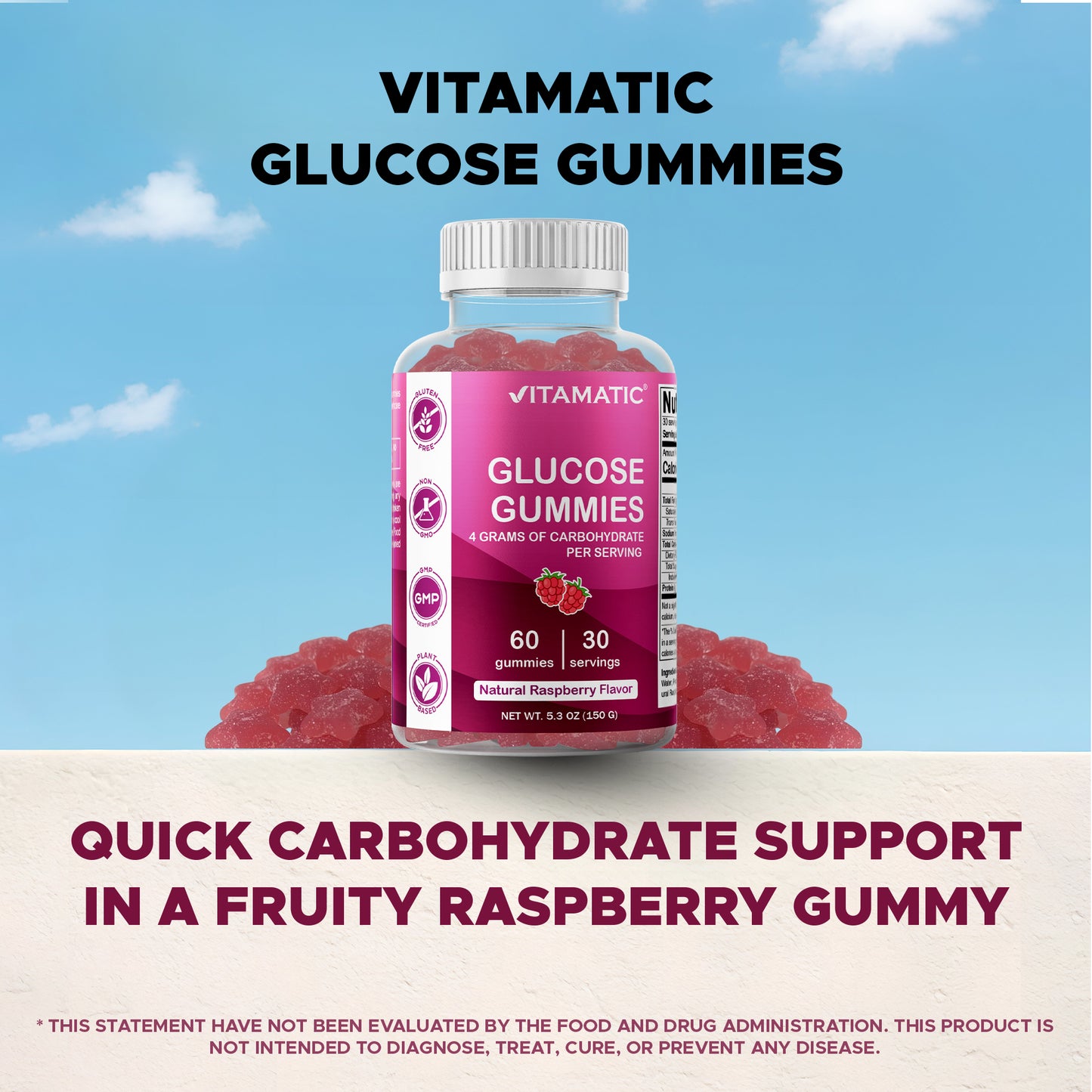 Glucose Gummies - 60 Gummies