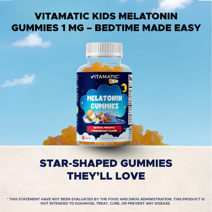 Sugar Free Kids Melatonin 1mg - 90 Gummies