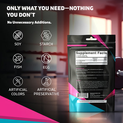 Creatine Monohydrate Powder – 5000 mg Per Serving, 1 kg, Unflavored, Micronized Creatine Supplement