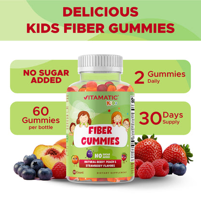 Kids Fiber Gummies - 60 Gummies