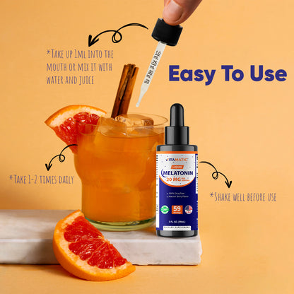 Melatonin 20mg Liquid Drops 2 Fluid Ounce