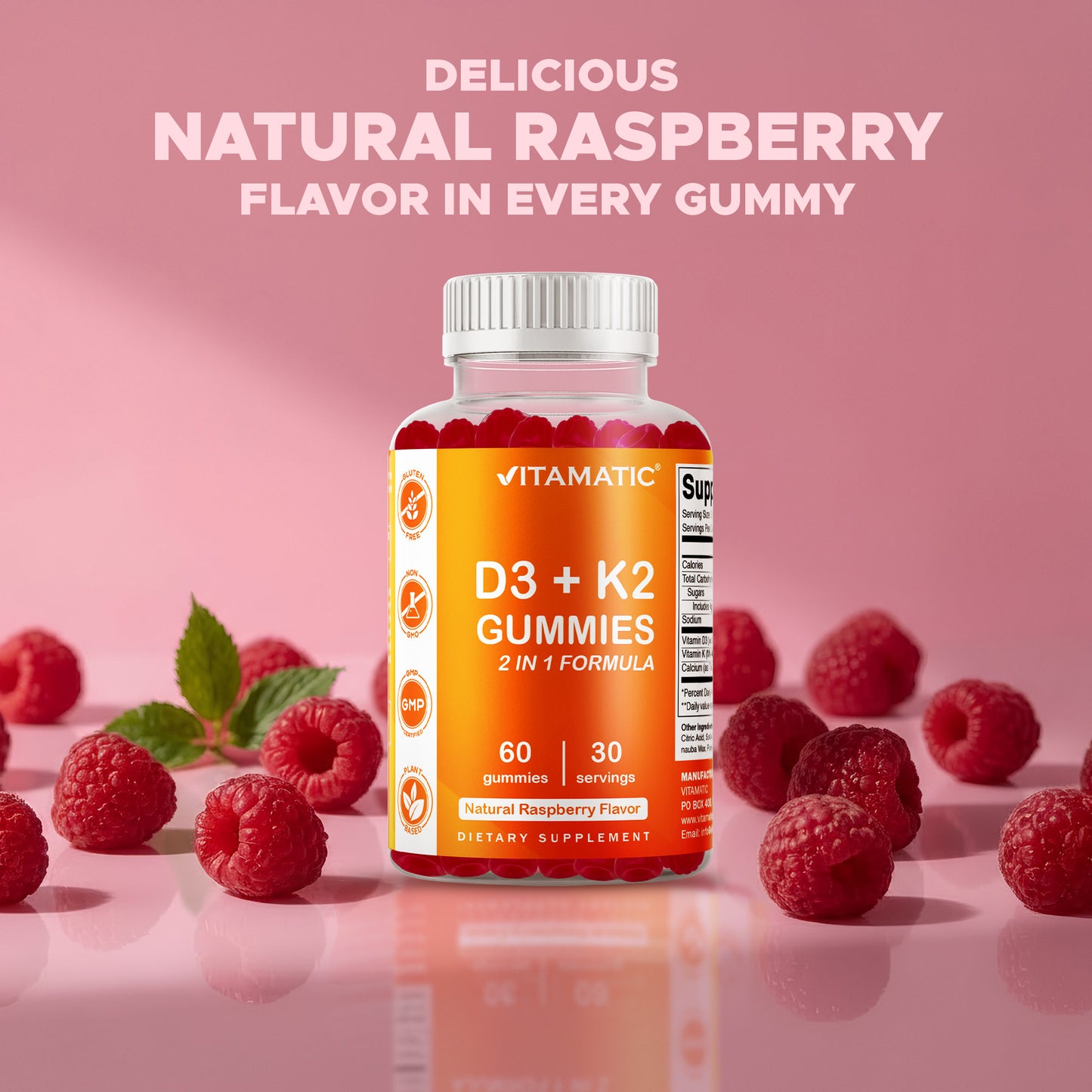 D3 K2 60 Gummies