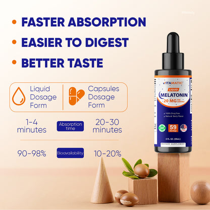 Melatonin 20mg Liquid Drops 2 Fluid Ounce