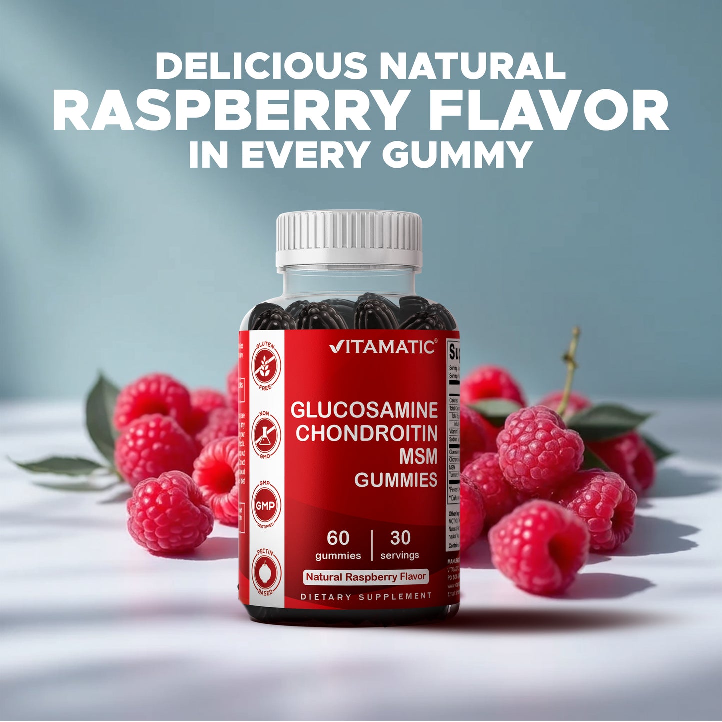Glucosamine Chondroitin MSM & Vitamin E 60 Gummies