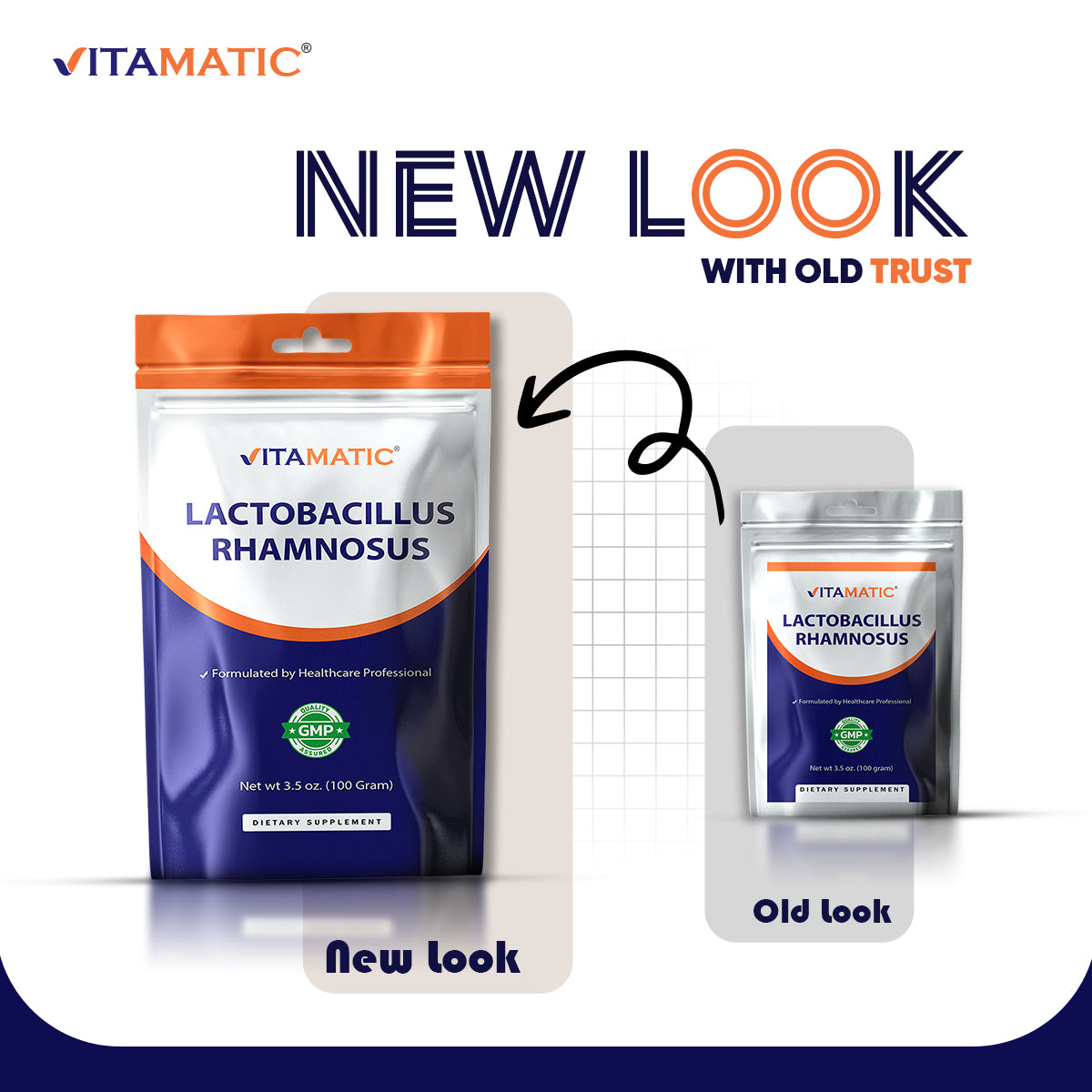 Lactobacillus Rhamnosus Probiotic Powder Digestive Health Support 100 Gram - 100 Servings