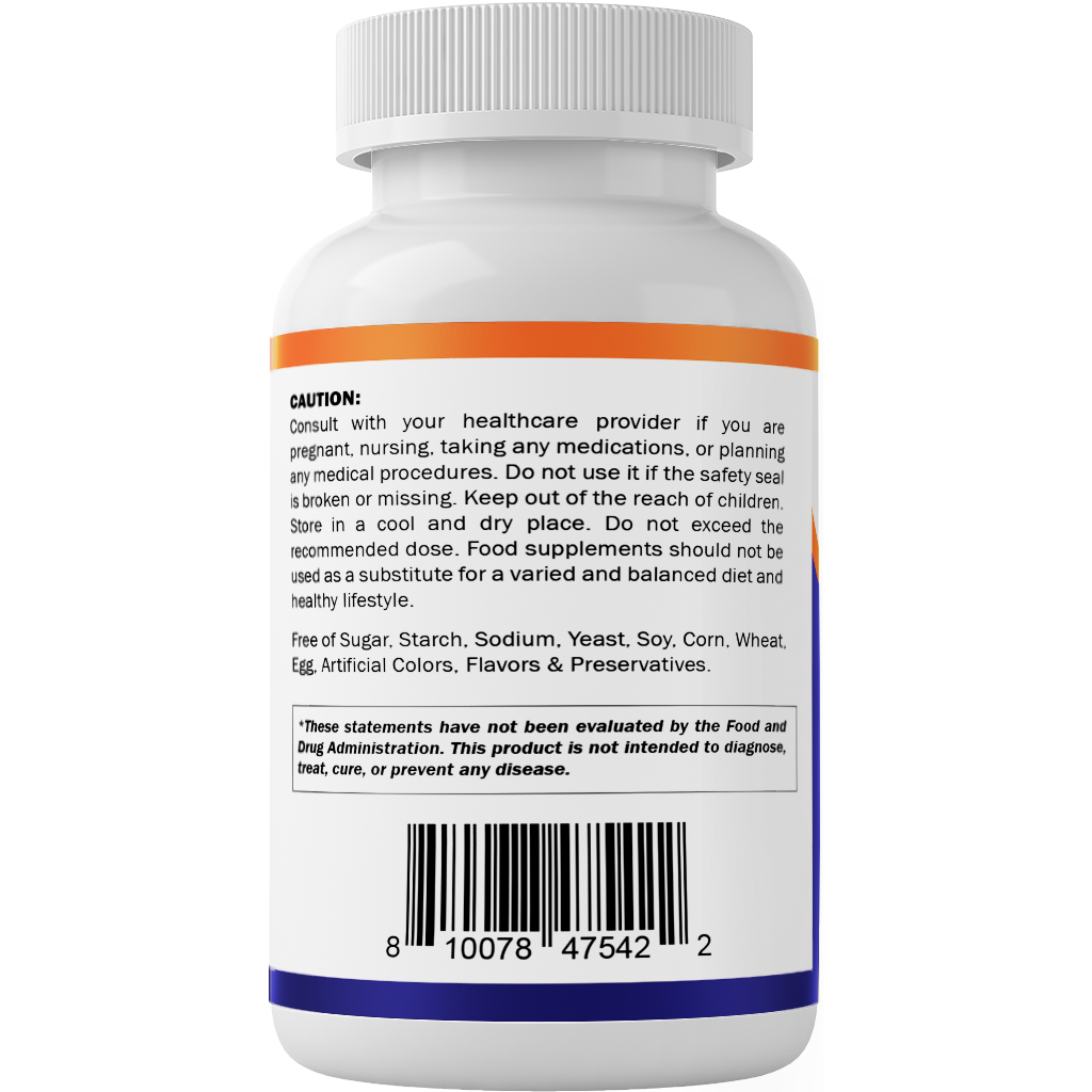 Turmeric Curcumin 3000mg, 95% Curcuminoids, Black Pepper, Ginger, Moringa - 120 Vegetable Capsules