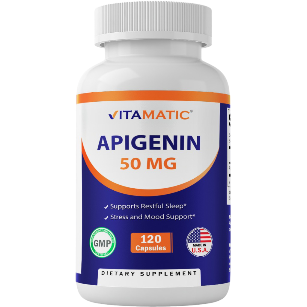 Apigenin 50mg 120 Vegetarian Capsules – Vitamatic