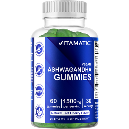 Ashwagandha 1500mg 60 Vegan Gummies