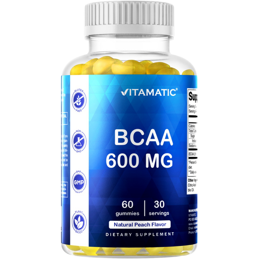 BCAA  600mg - 60 Vegan Pectin Based Gummies