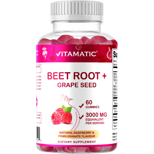 Beet Root 3000mg Equivalent Per Serving - 60 Gummies