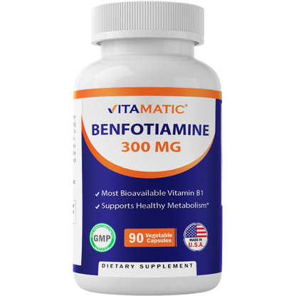 Benfotiamine 300mg 90 Vegetarian Capsules