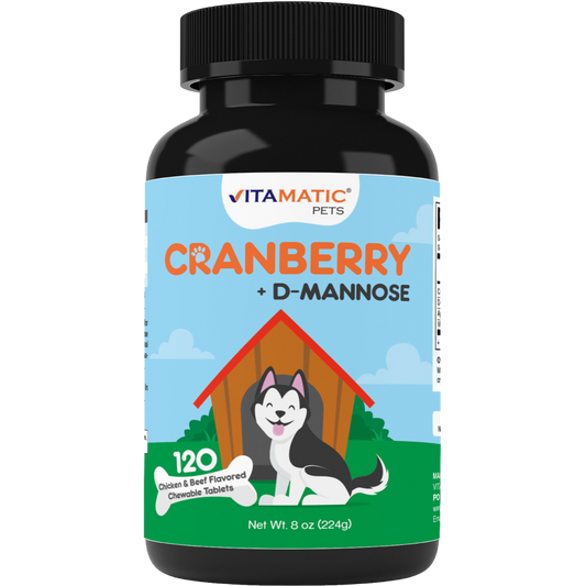 Cranberry for Dogs - 120 Chewable Tablets