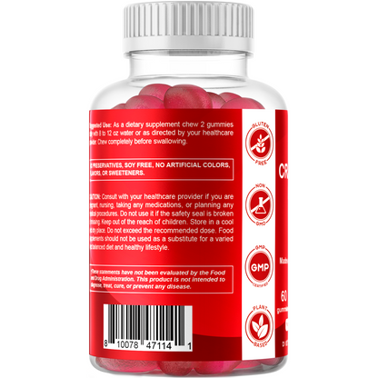 Cranberry with Probiotics 25000mg 60 Vegan Gummies