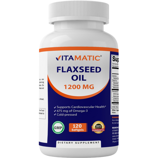 Flaxseed Oil 1200 mg 120 Softgels