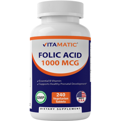 Folic Acid 1 mg - 240 Tablets