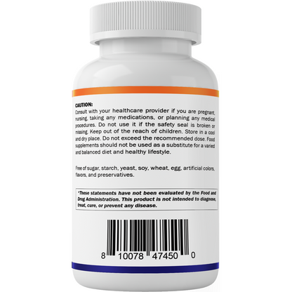 Folic Acid 400mcg - 500 Vegetarian Tablets